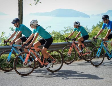 Cycling along the Amalfi coast